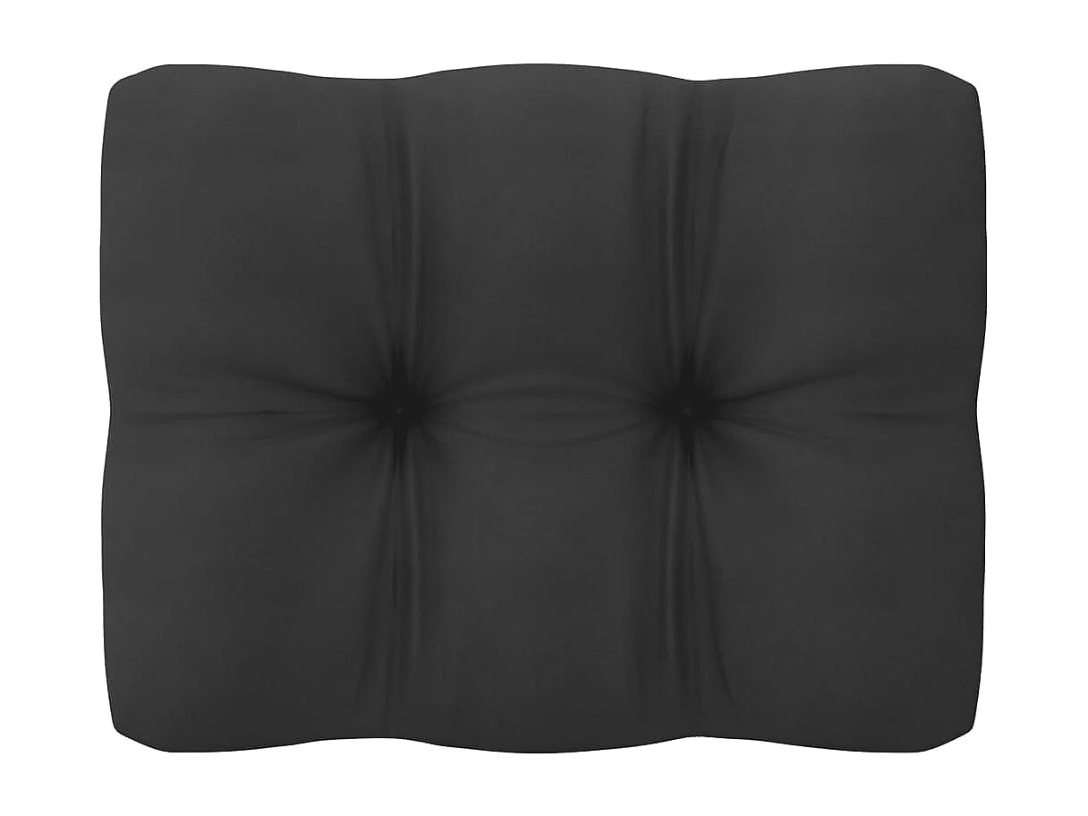 Salon de jardin 6 pcs avec coussins Bois de pin massif