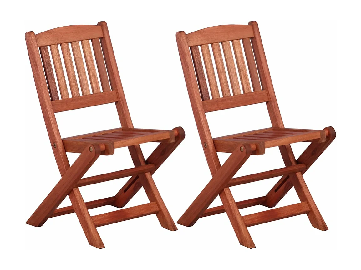 Ensemble de bistro 3 pcs pour enfants Bois d'eucalyptus solide