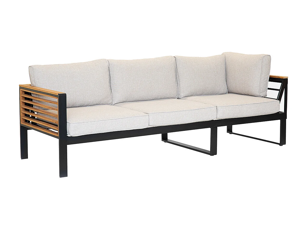 Salón exótico con sofá esquinero