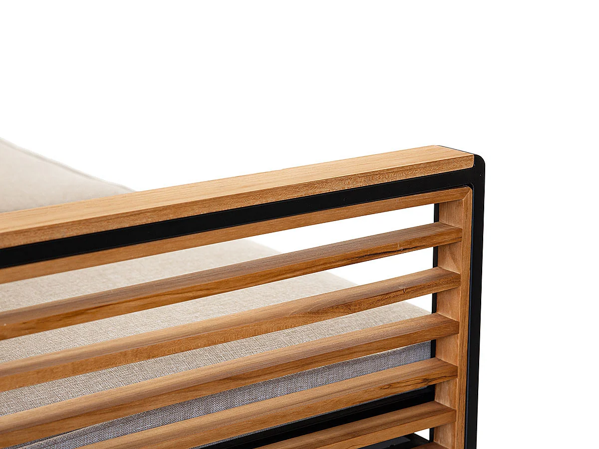 Salón exótico con sofá esquinero