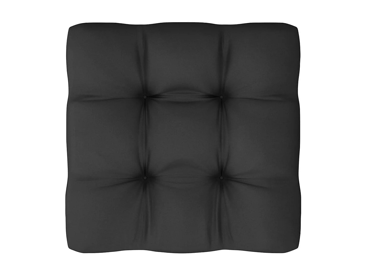 9-tlg. Garten-Lounge-Set mit Kissen Grau Massivholz Kiefer