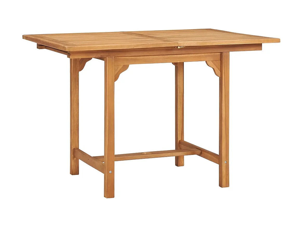 7 pcs conjunto de jantar para jardim madeira de teca maciça