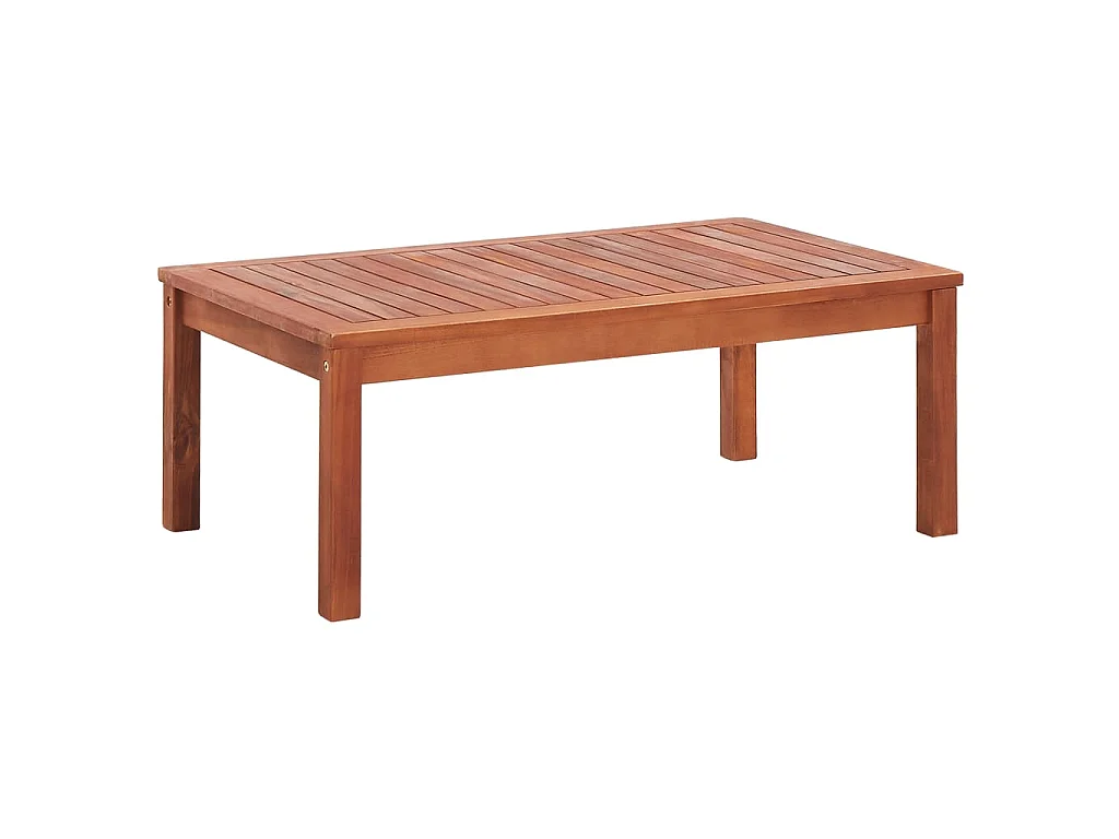 4-delige Loungeset massief acaciahout