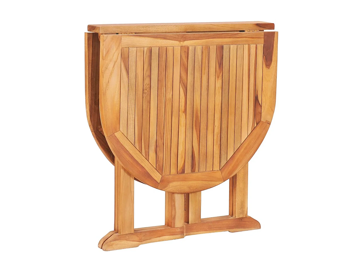 Ensemble à manger d'extérieur pliable 5 pcs Bois solide de teck