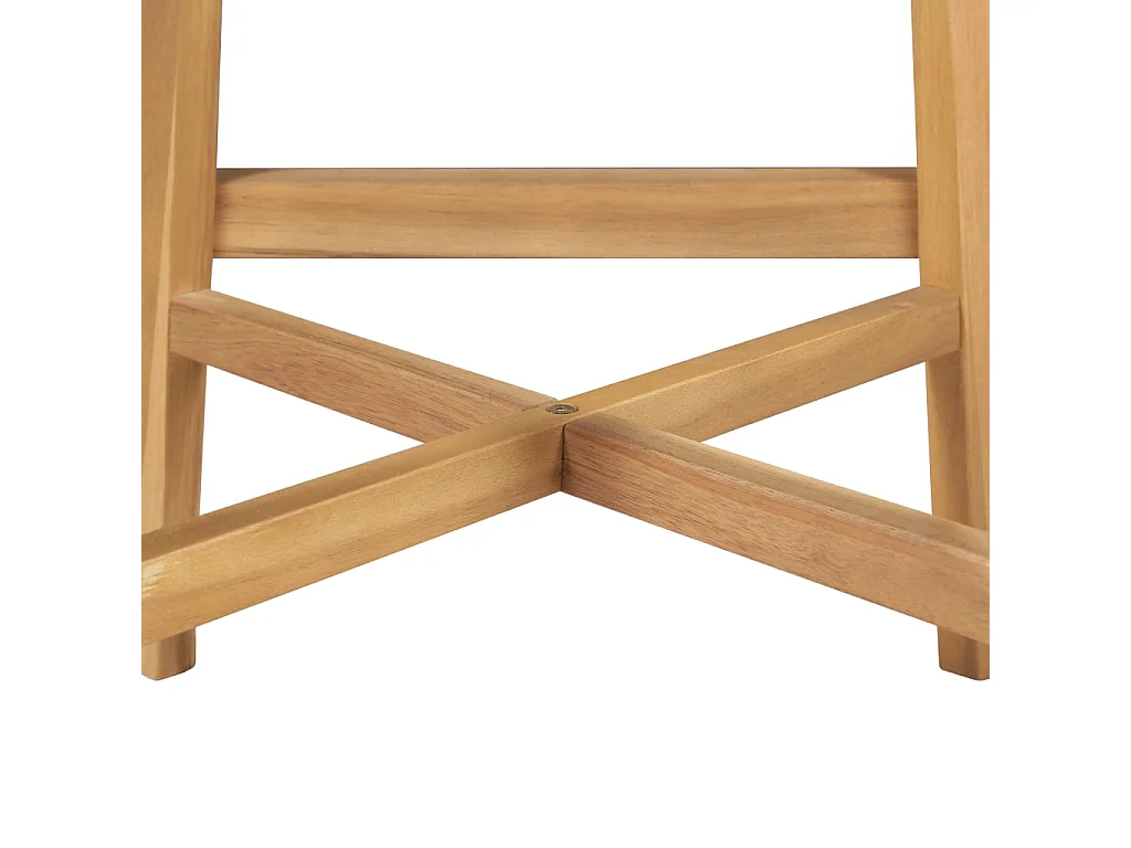 Ensemble à manger d'extérieur 5 pcs Bois d'acacia solide