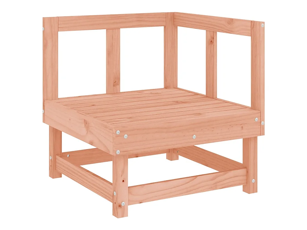 Set Salotto da Giardino 3 pz in Legno Massello di Douglas