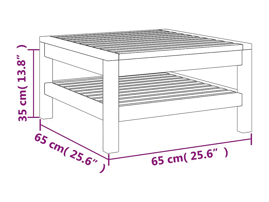 Set Divani da Giardino 6 pz con Cuscini Crema in Legno Acacia