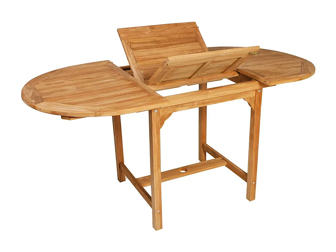 Ensemble à manger d'extérieur 7 pcs Bois de teck solide