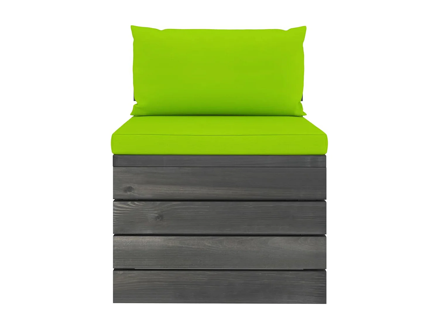 2 pcs conjunto lounge de paletes com almofadões pinho maciço