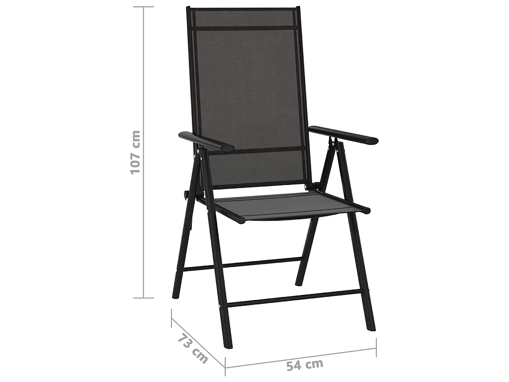 9-tlg. Garten-Lounge-Set Schwarz und Anthrazit