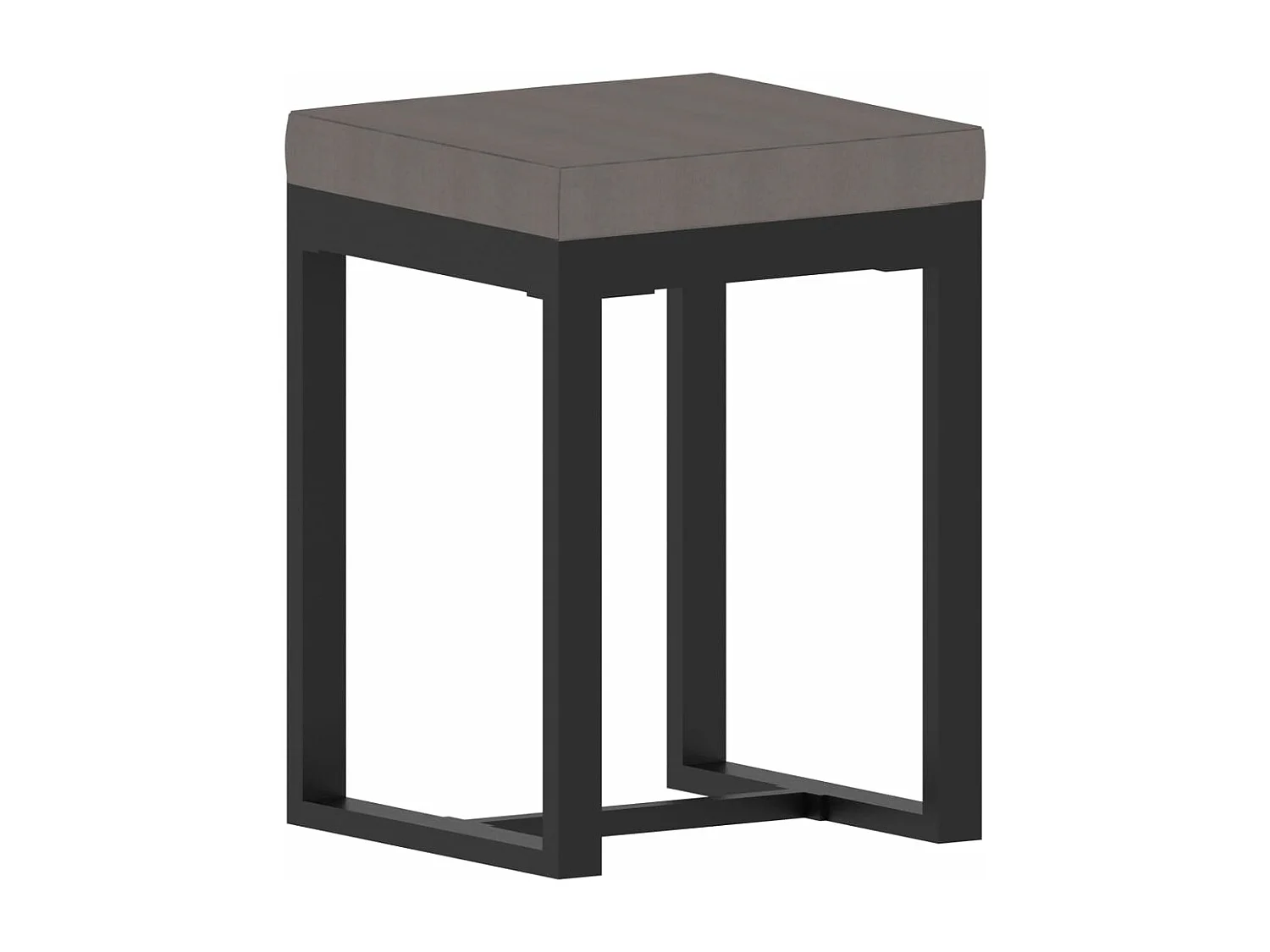 9 pcs conjunto lounge de jardim c/ almofadões vime PE antracite