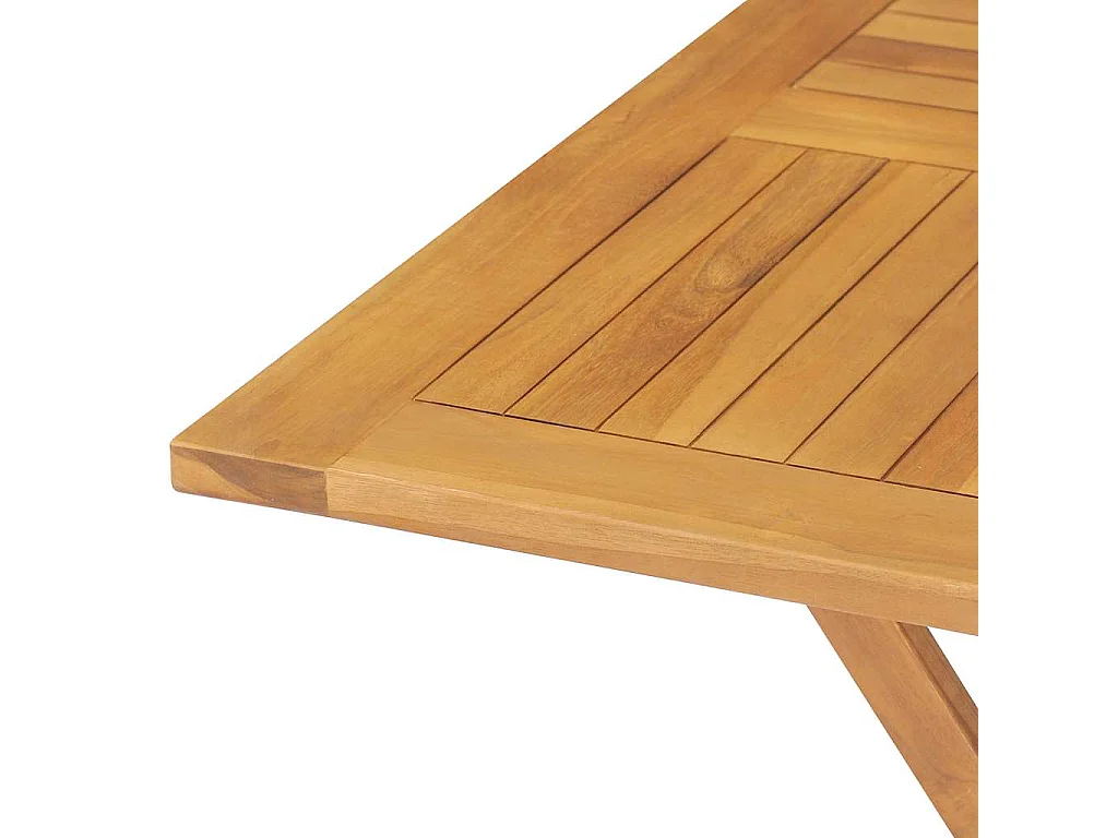 Ensemble à manger de jardin 5 pcs Bois de teck massif