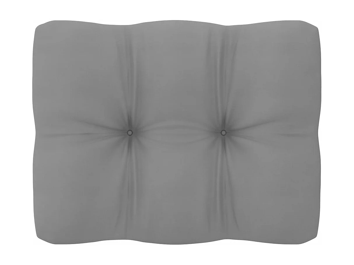 5-delige Loungeset met kussens massief grenenhout