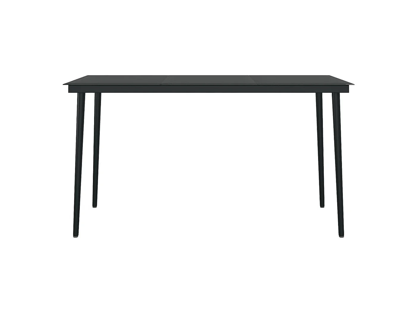 7-delige Tuinset met kussens poly rattan en glas