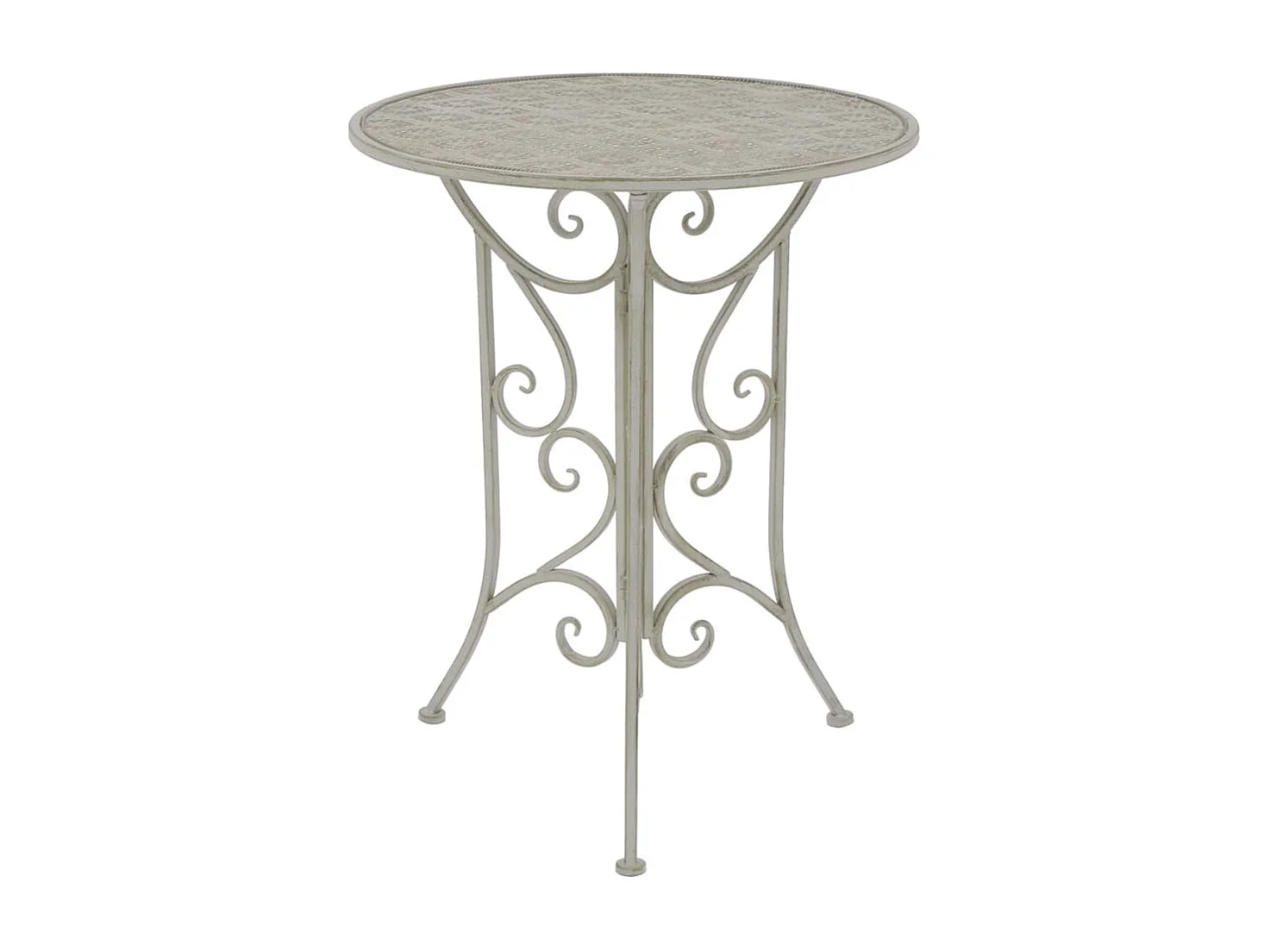 3-delige Bistroset staal grijs