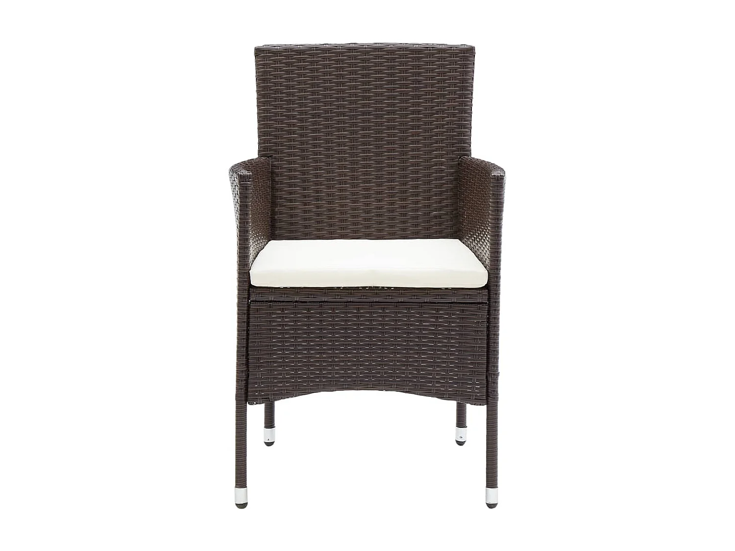 11-delige Tuinset poly rattan bruin