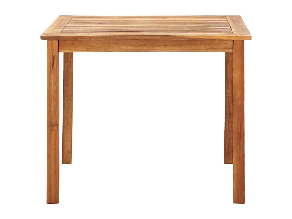 Set Pranzo da Giardino 5 pz Polyrattan e Legno d'Acacia Grigio