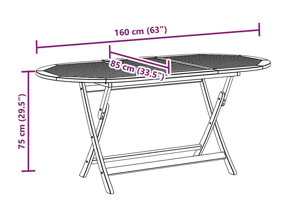 7 pcs conjunto de jantar exterior madeira acácia maciça