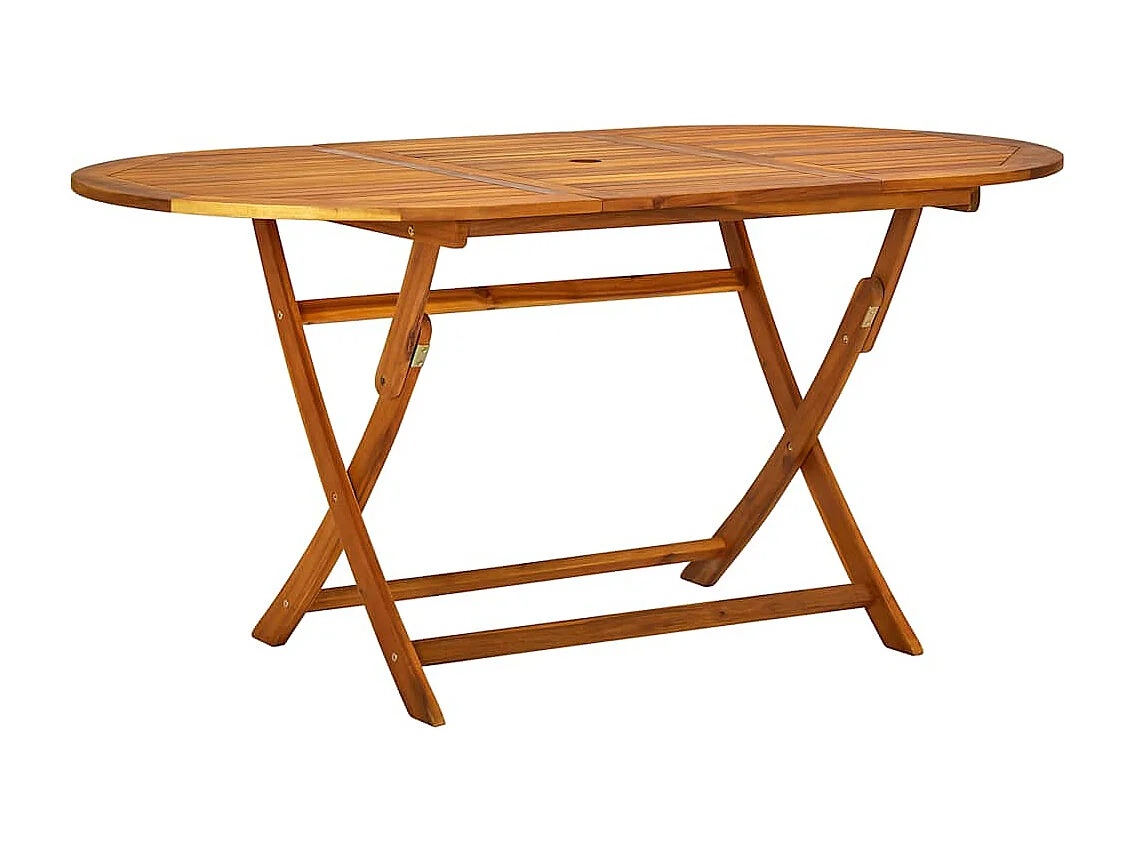 7 pcs conjunto de jantar exterior madeira acácia maciça