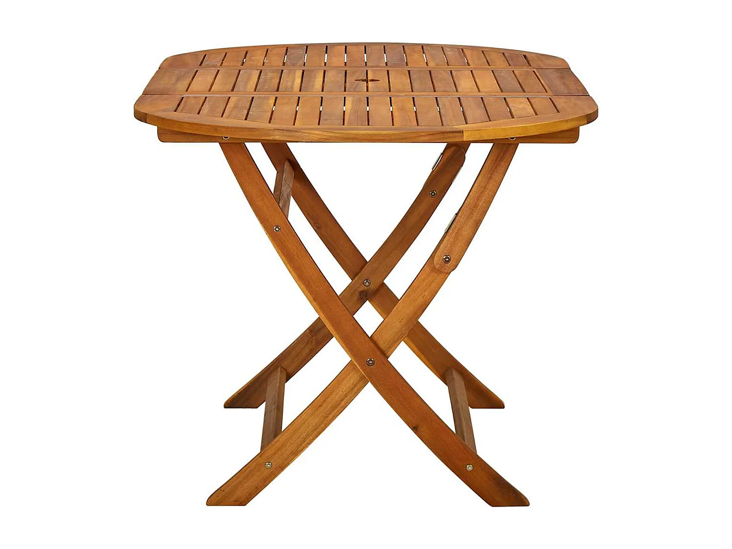 7 pcs conjunto de jantar exterior madeira acácia maciça