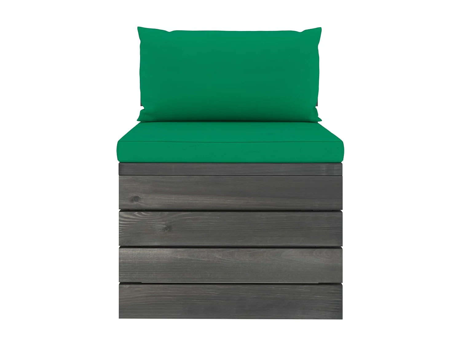 Salon palette de jardin 6 pcs avec coussins Bois de pin massif