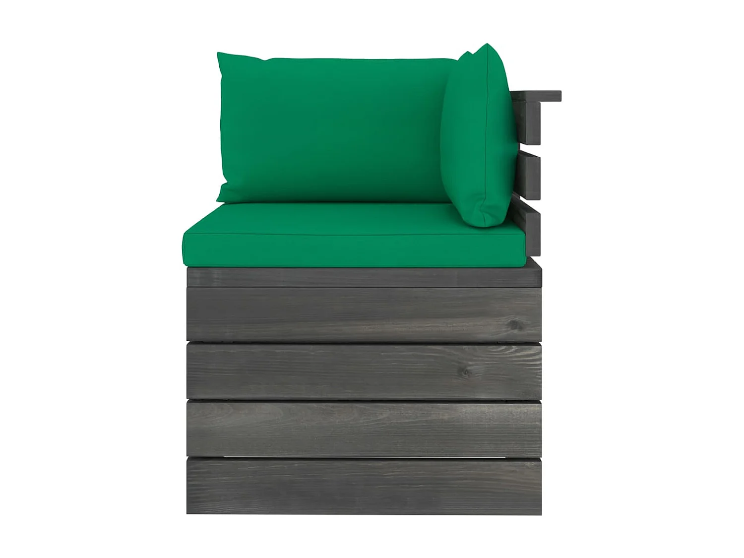 Salon palette de jardin 6 pcs avec coussins Bois de pin massif