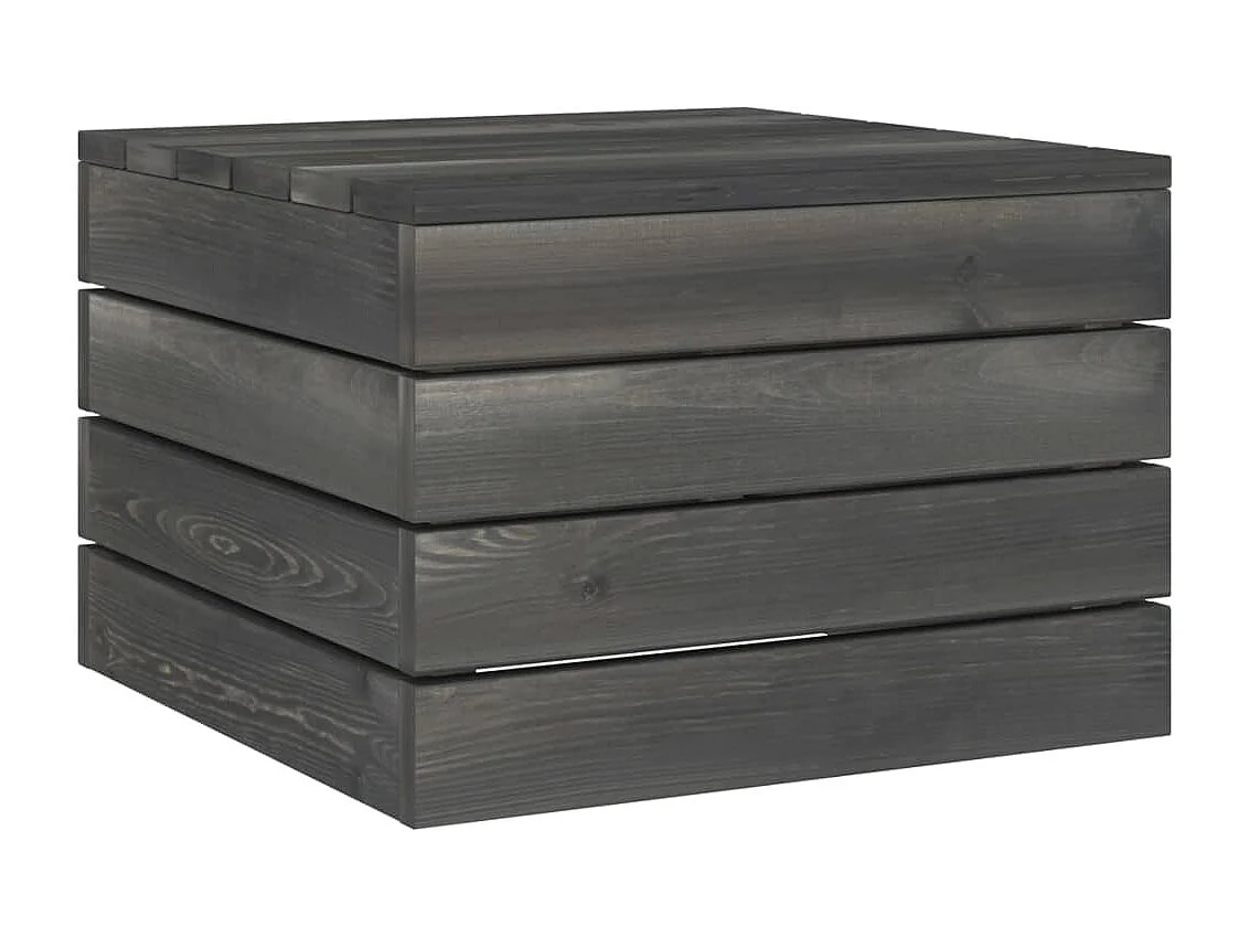 Salon palette de jardin 6 pcs avec coussins Bois de pin massif