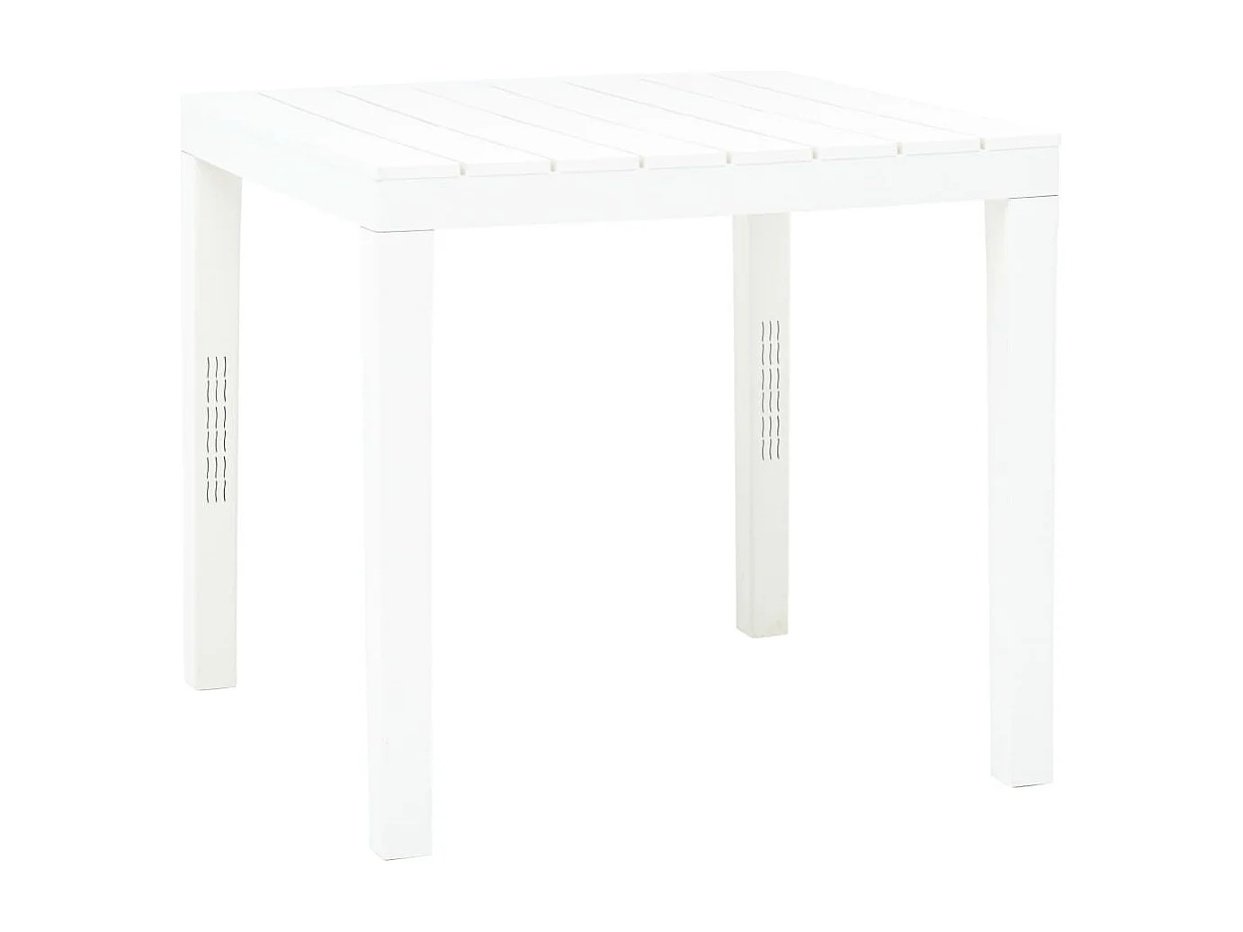 Mesa de jardim com 2 bancos plástico branco