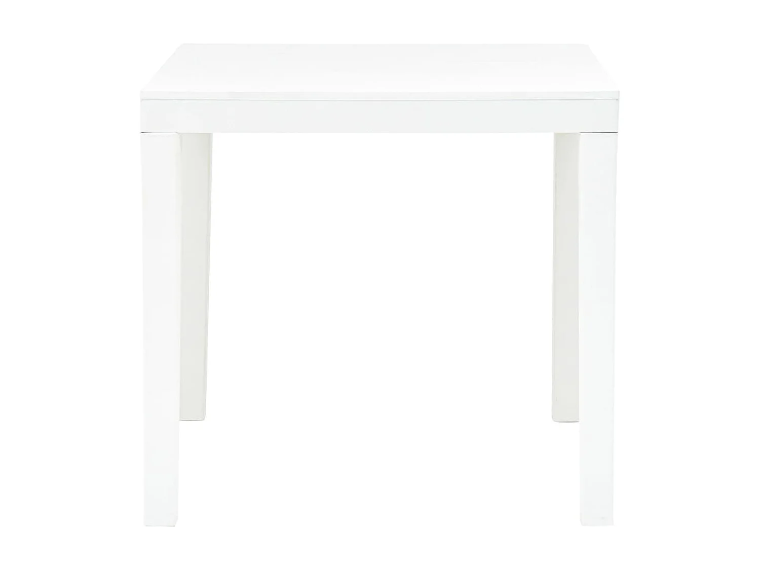 Mesa de jardim com 2 bancos plástico branco
