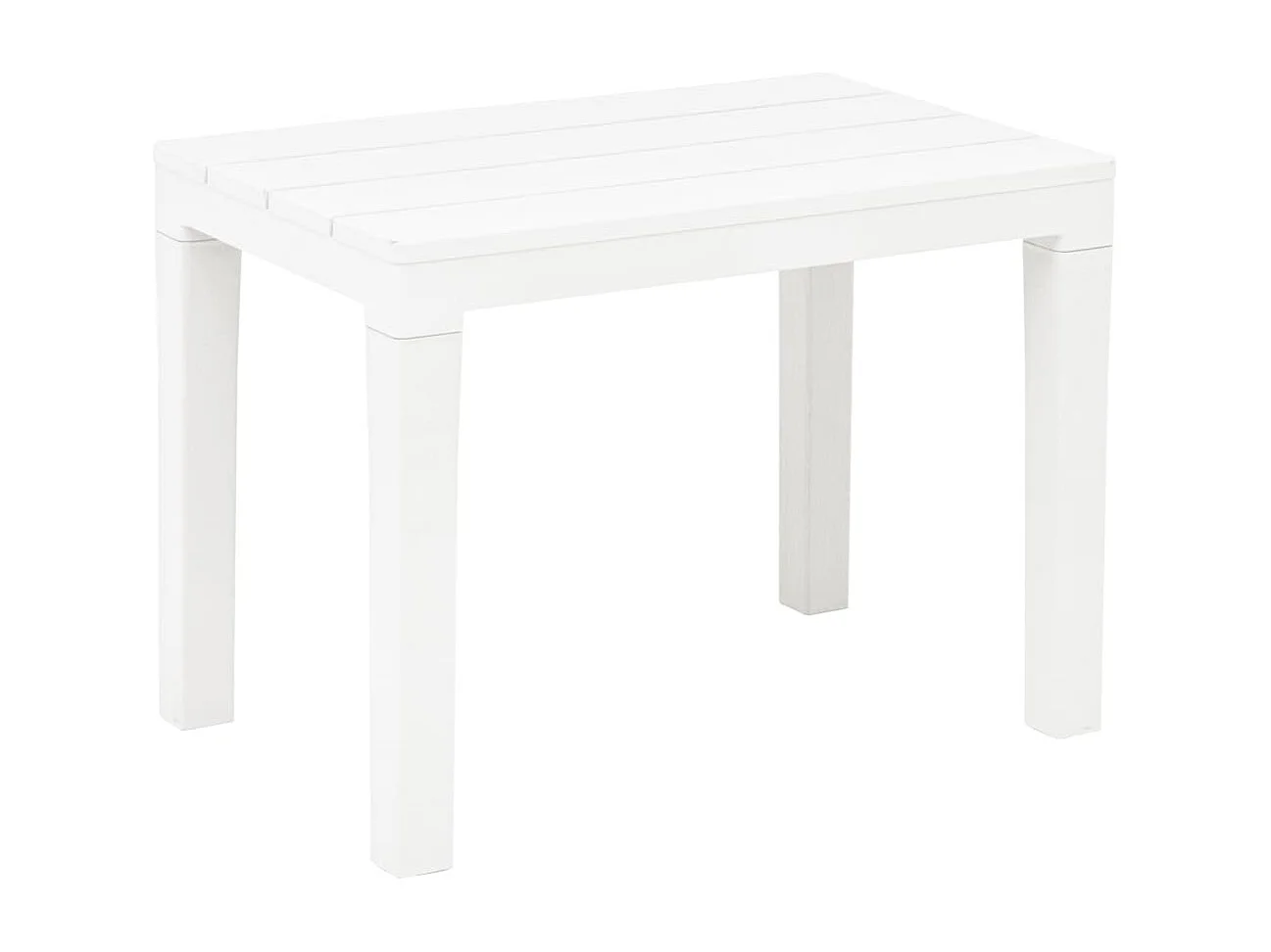 Mesa de jardim com 2 bancos plástico branco