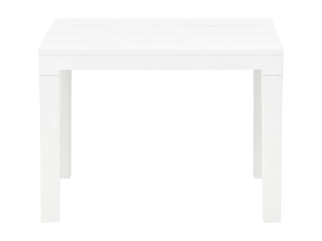 Mesa de jardim com 2 bancos plástico branco