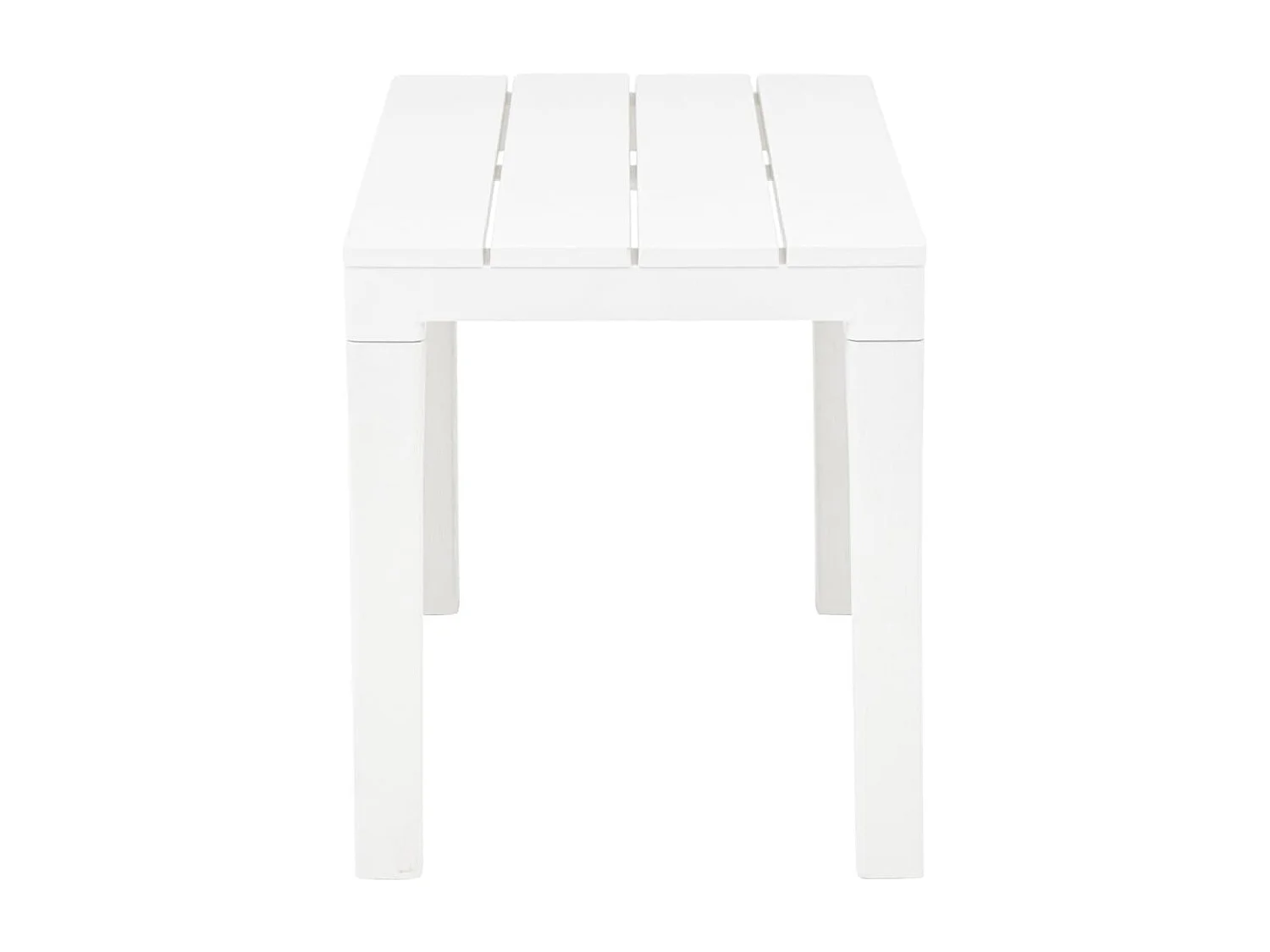 Mesa de jardim com 2 bancos plástico branco