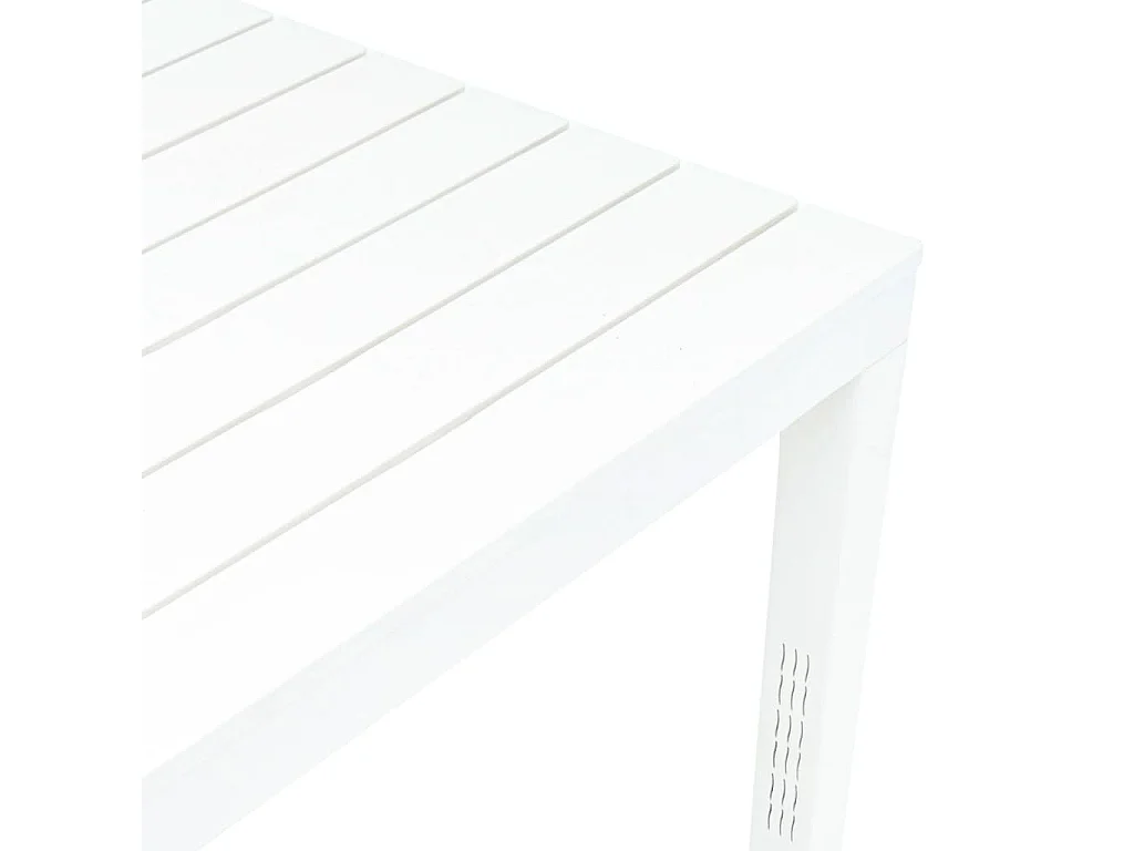 Mesa de jardim com 2 bancos plástico branco