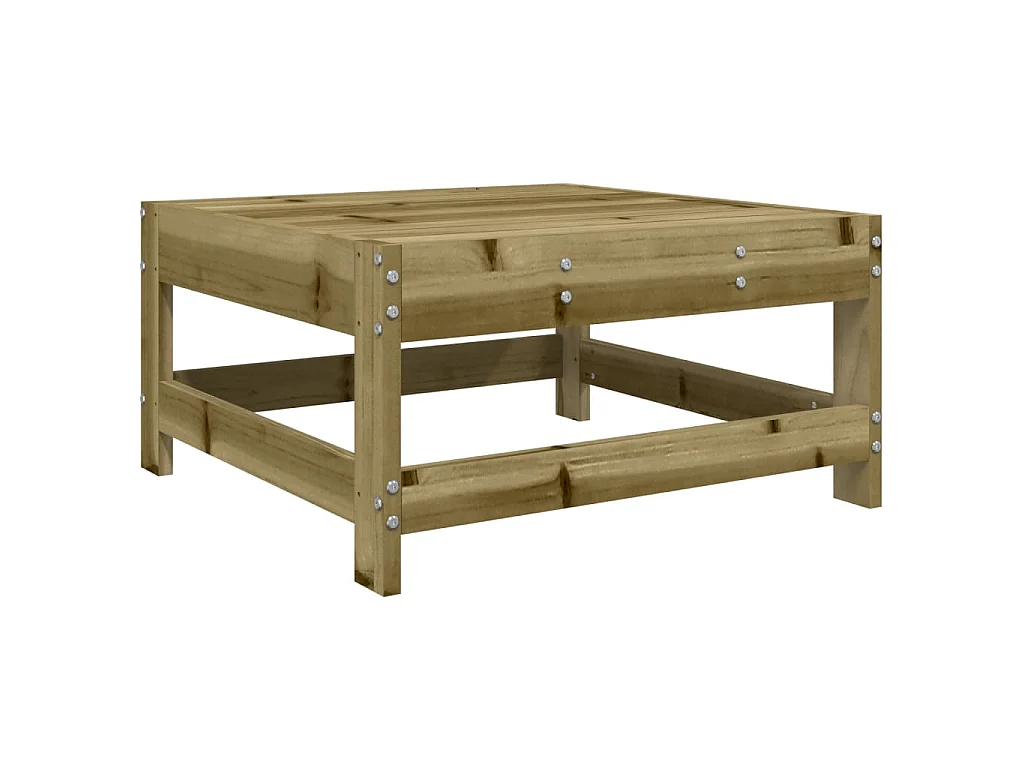Set Salotto da Giardino 3 pz in Legno Impregnato di Pino