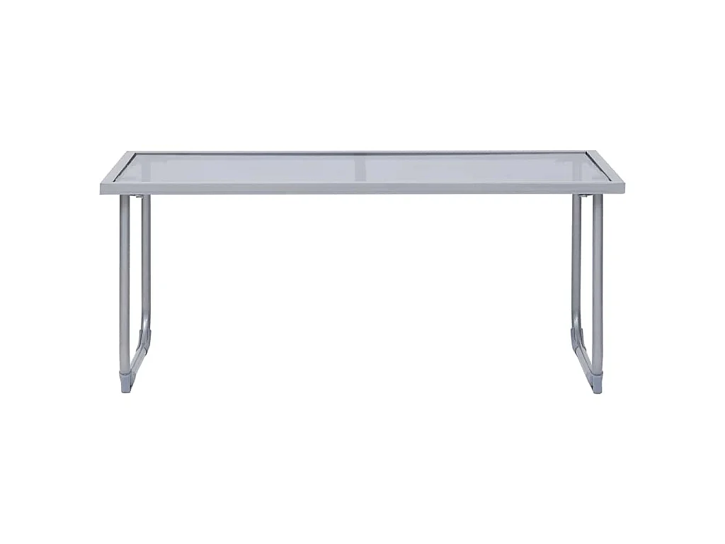 Salon de jardin 4 pcs Tissu et acier Gris