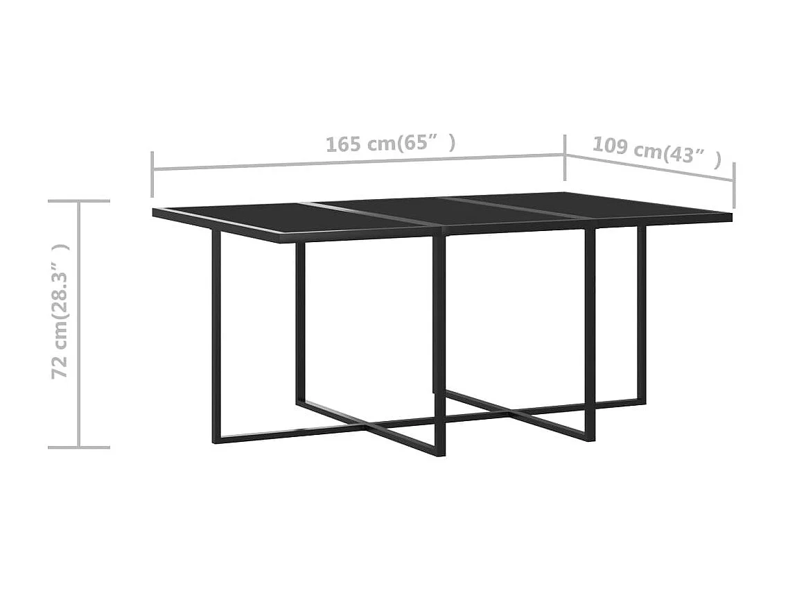 Ensemble à manger de jardin coussins 11 pcs Résine tressée Gris