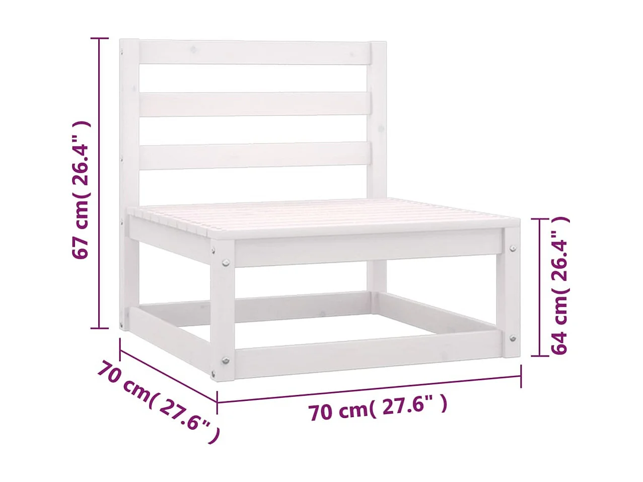 8 pcs conjunto lounge de jardim c/ almofadões pinho maciço