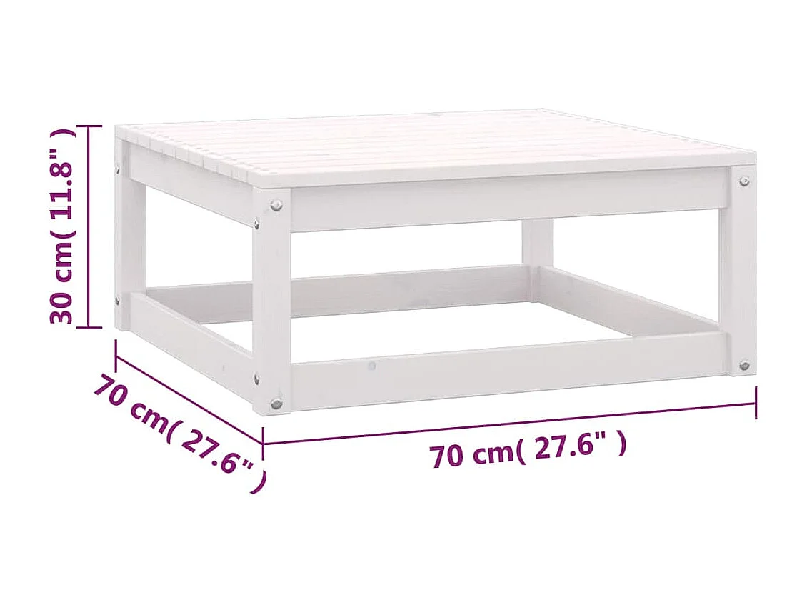 8 pcs conjunto lounge de jardim c/ almofadões pinho maciço