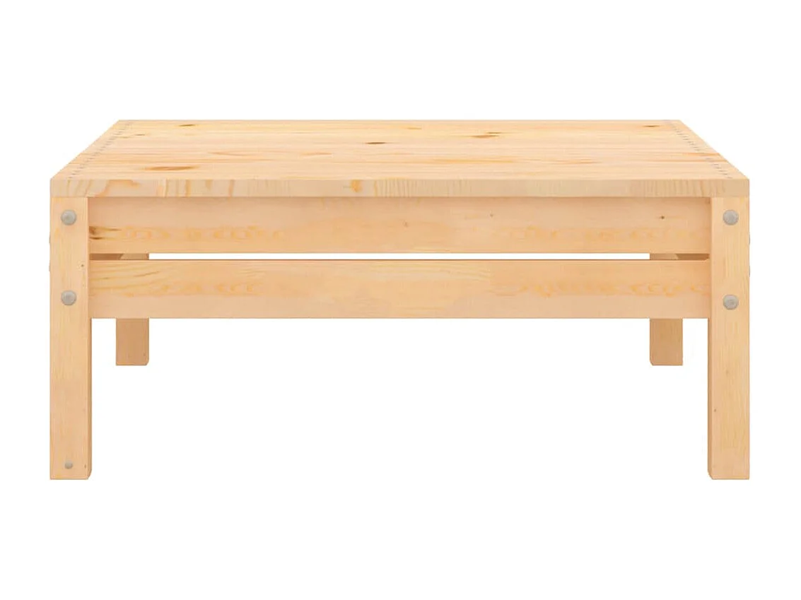 9-tlg. Garten-Lounge-Set Kiefer Massivholz