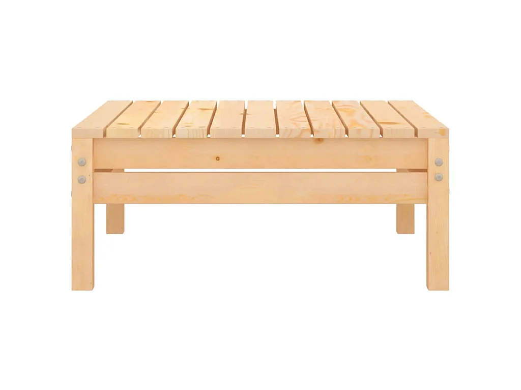 Set Divani da Giardino 9 pz in Legno Massello di Pino