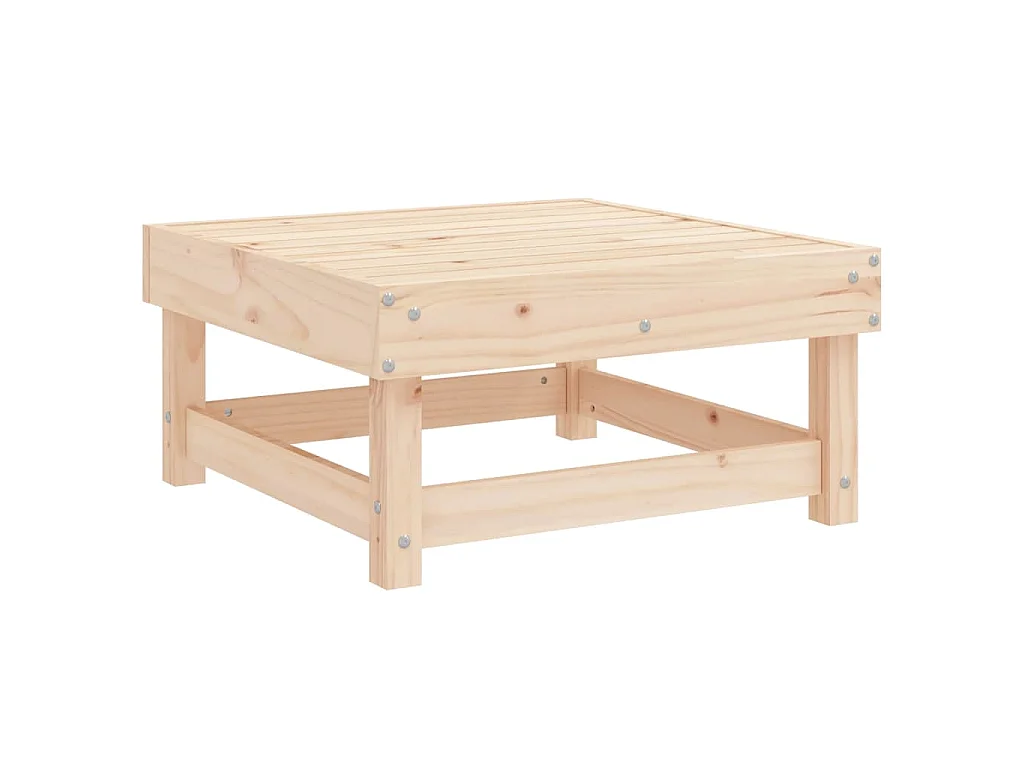 Salon de jardin 3 pcs bois massif de pin