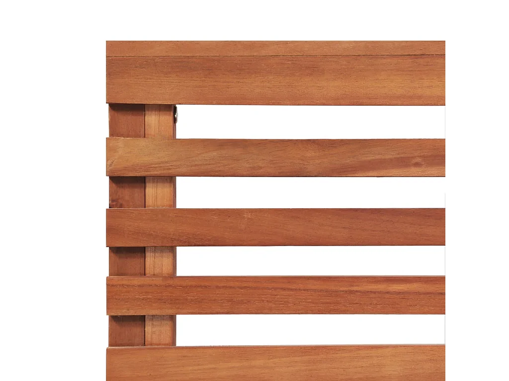 2 pcs conjunto bistrô em madeira de acácia maciça