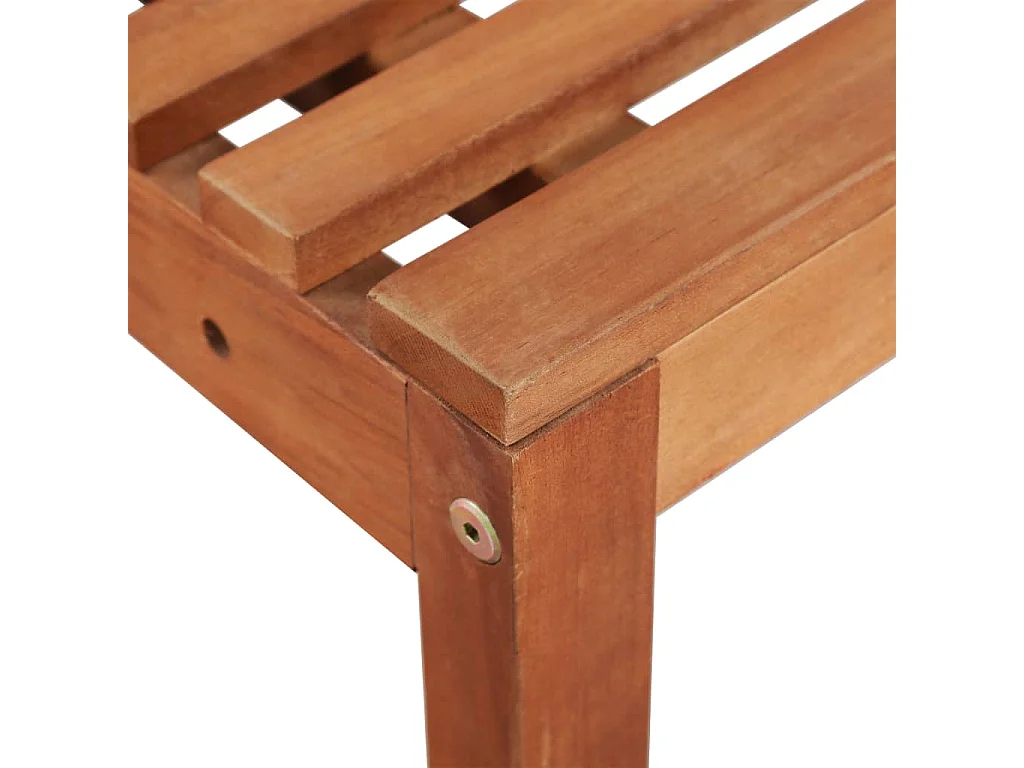 2 pcs conjunto bistrô em madeira de acácia maciça