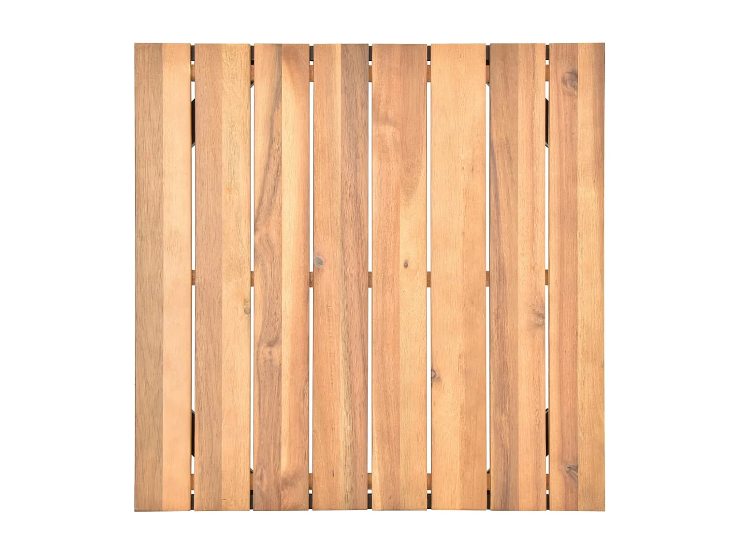 Salon de jardin 4 pcs avec coussins Bois d'acacia solide