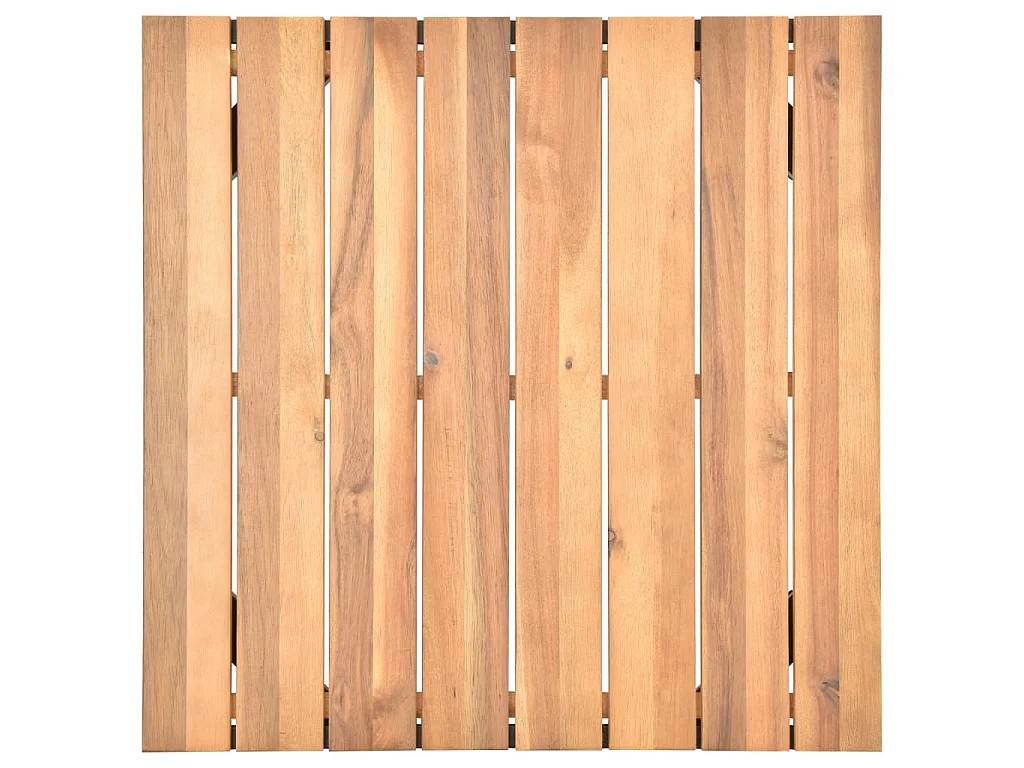 Muebles de jardín 4 piezas con cojines madera maciza acacia