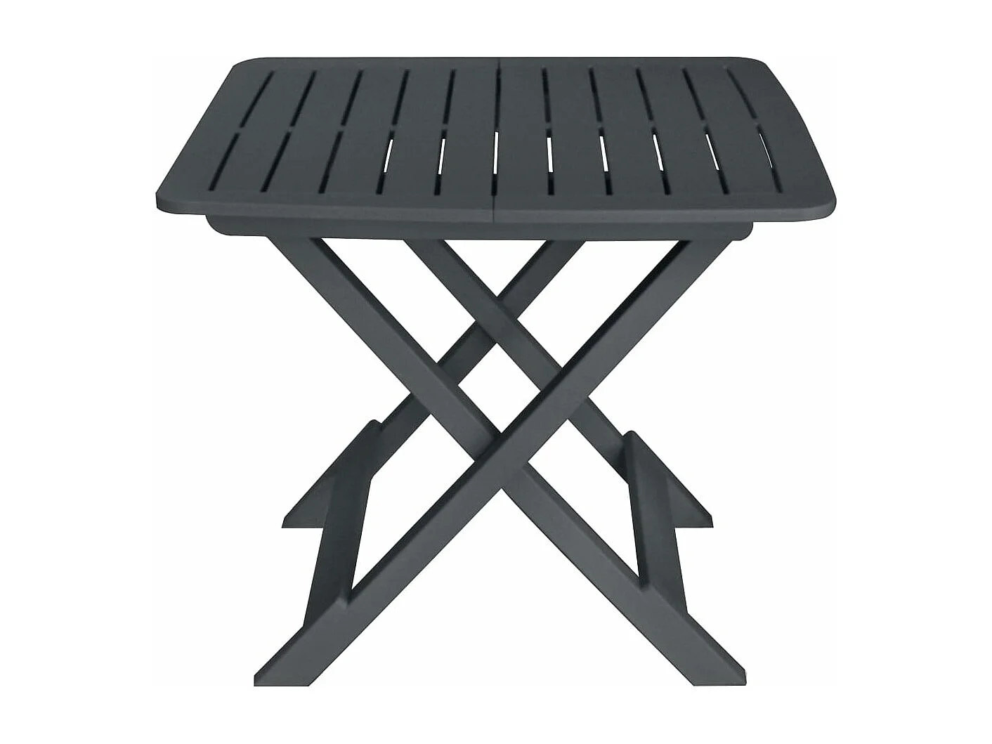 Ensemble de bistro pliable 3 pcs Plastique Anthracite