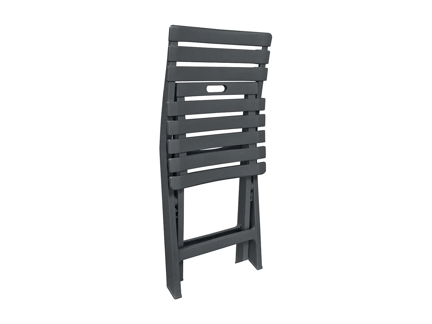 Ensemble de bistro pliable 3 pcs Plastique Anthracite