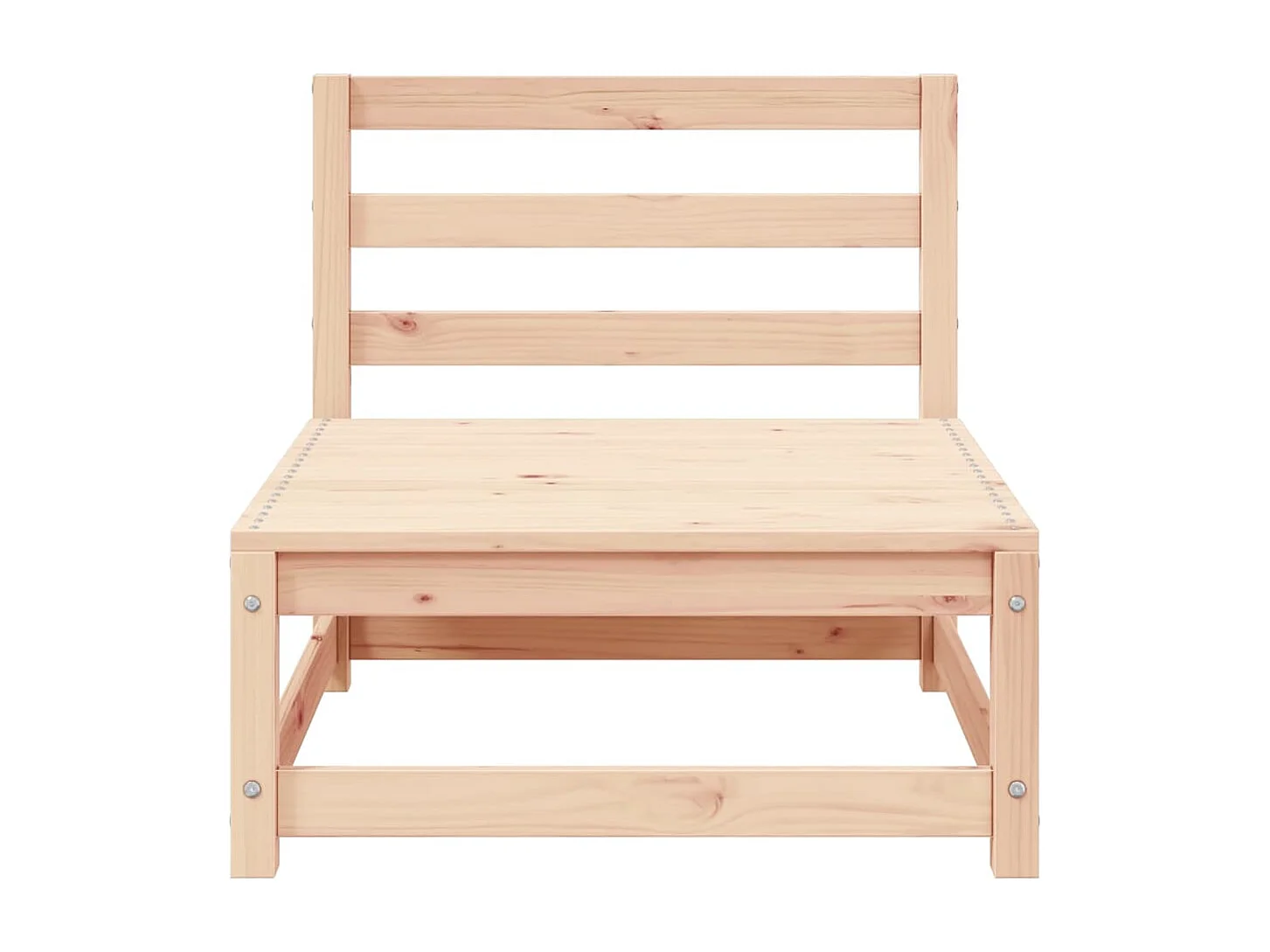 Salon de jardin 3 pcs bois massif de pin