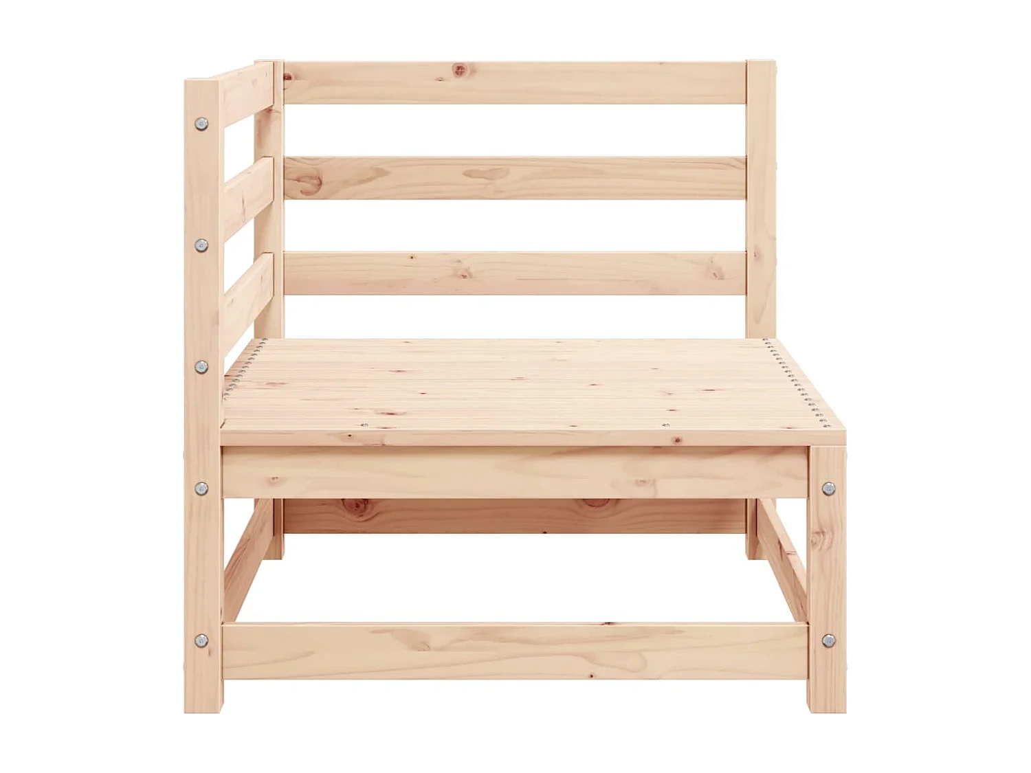 Salon de jardin 3 pcs bois massif de pin