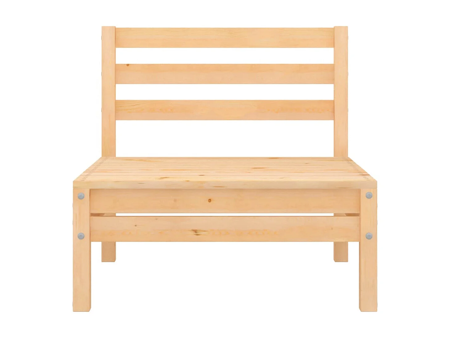 5-tlg. Garten-Lounge-Set Kiefer Massivholz
